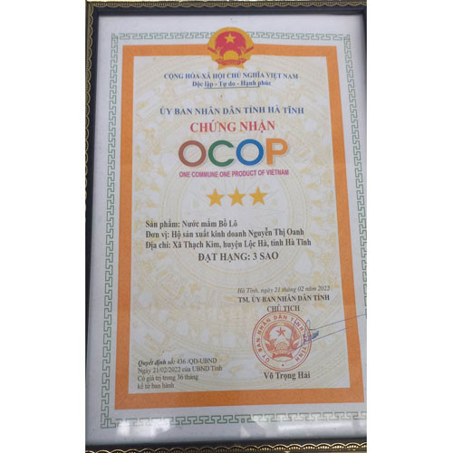 Nước mắm Bồ Lô