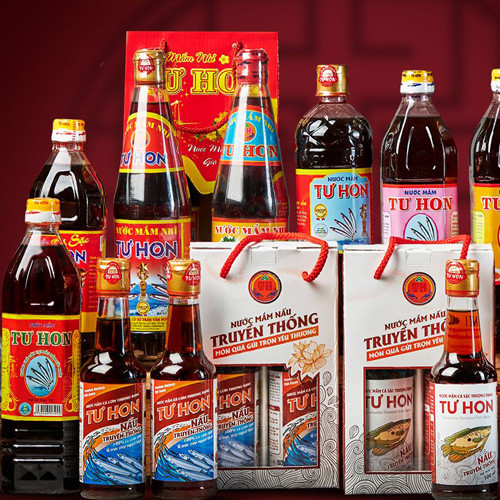 Nước mắm cá cơm thượng hạng Tư Hon