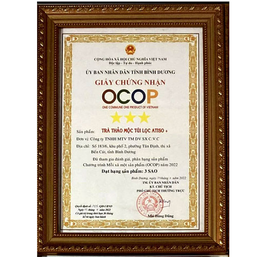 Trà thảo dược túi lọc Atiso+