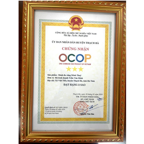 Bánh đa vừng Minh Thúy