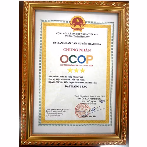 Bánh đa vừng Minh Thúy