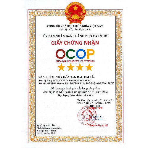 Trà hòa tan rau om tía