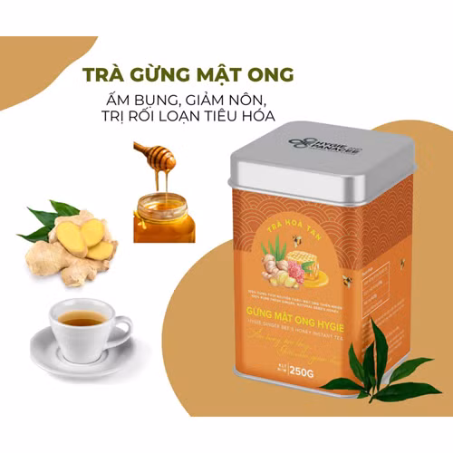 Trà hòa tan gừng mật ong Hygie