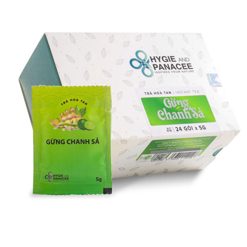 Trà hòa tan gừng chanh sả Hygie 