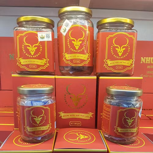 Nhung hươu khô tán bột Hương Luật