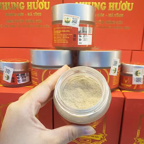 Nhung hươu khô tán bột Hương Luật