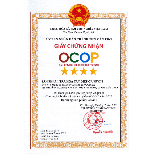 Trà hòa tan diếp cá Hygie