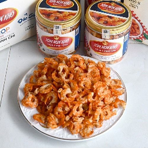 Tôm nõn Hoa Linh Chi