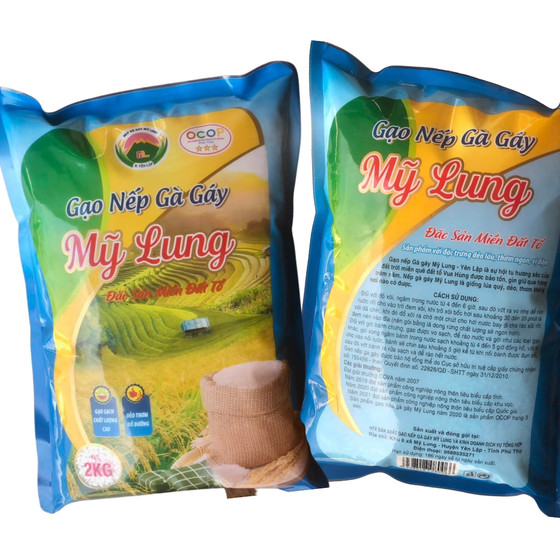 Gạo nếp Gà gáy Mỹ Lung