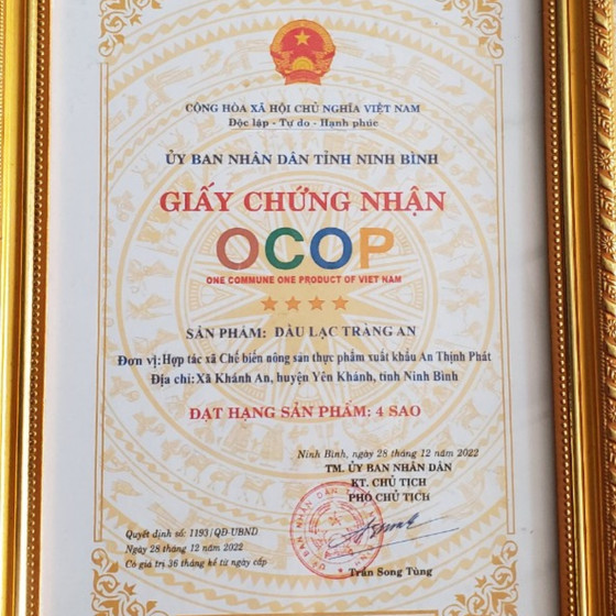 Dầu lạc Tràng An