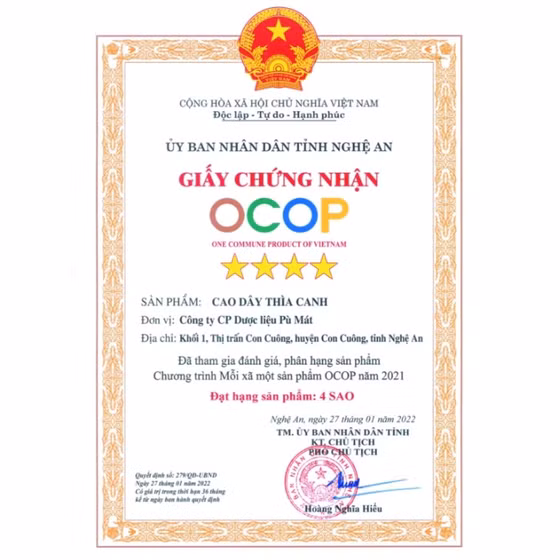 Cao dây thìa canh