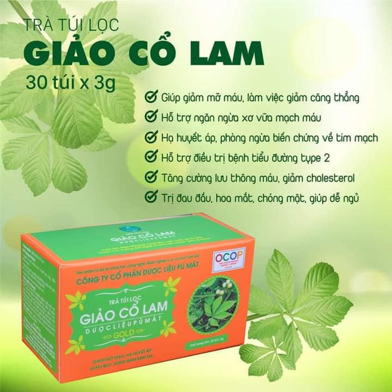 Trà túi lọc giảo cổ lam
