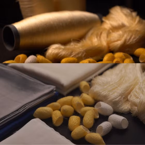 Vải tơ tằm thủ công truyền thống Chất Silk