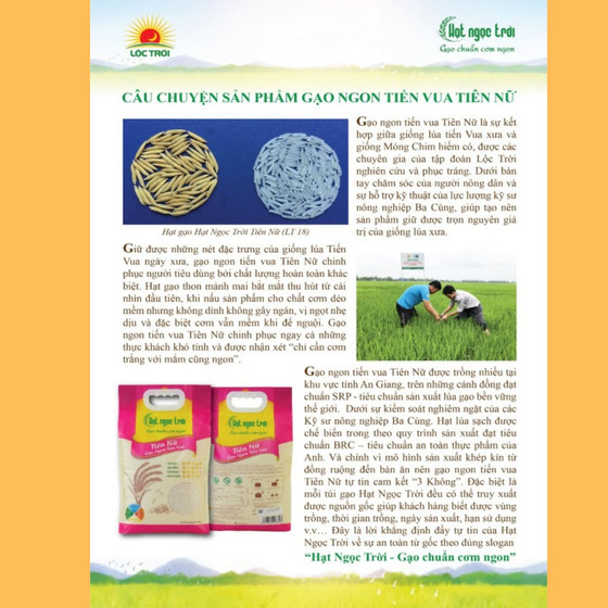 Gạo ngon tiến vua Tiên Nữ