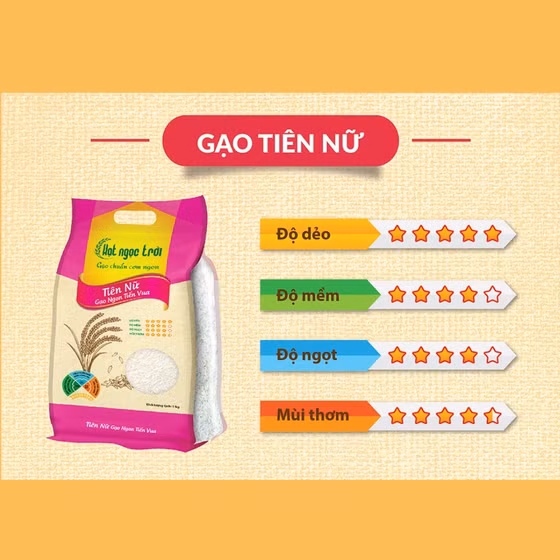 Gạo ngon tiến vua Tiên Nữ