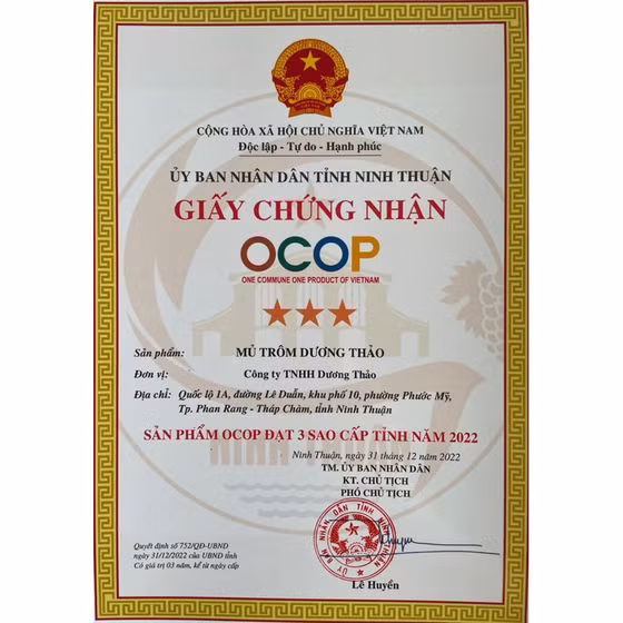 Mủ trôm Dương Thảo