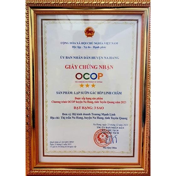 Lạp sườn gác bếp Linh Châm 