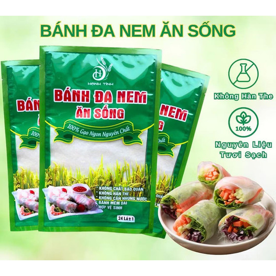 Bánh đa nem ăn sống Hạnh Tính