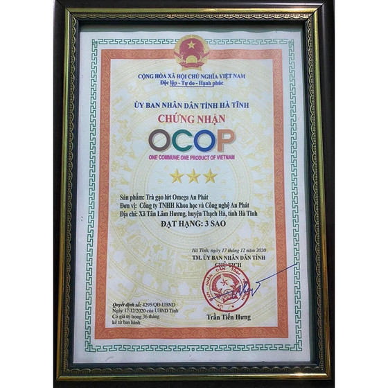 Trà gạo lứt Omega An Phát