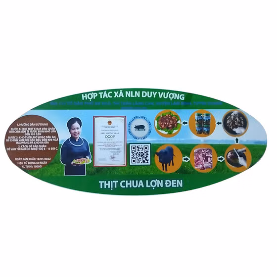 Thịt chua lợn đen Duy Vượng