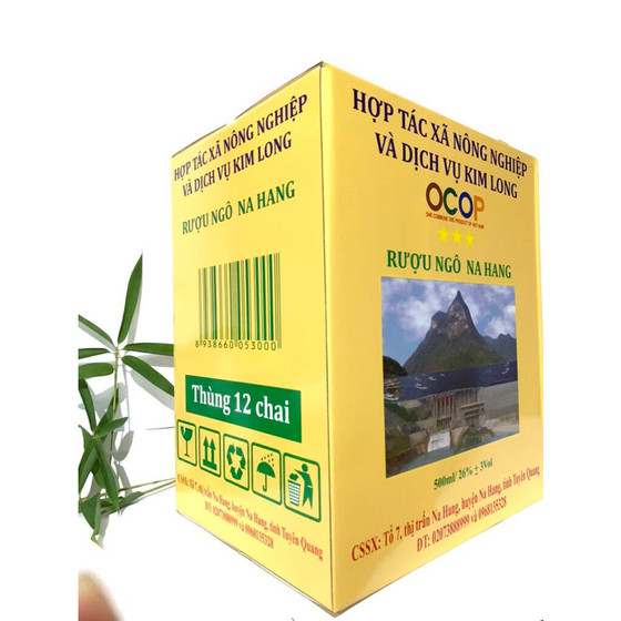 Rượu ngô Na Hang Kim Long