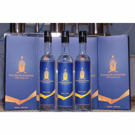 Rượu ngô men lá Lâm Bình chất lượng cao
