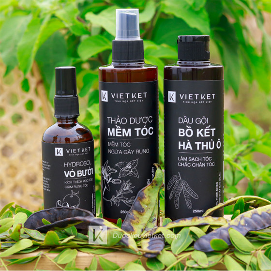 Dầu gội đầu bồ kết-hà thủ ô