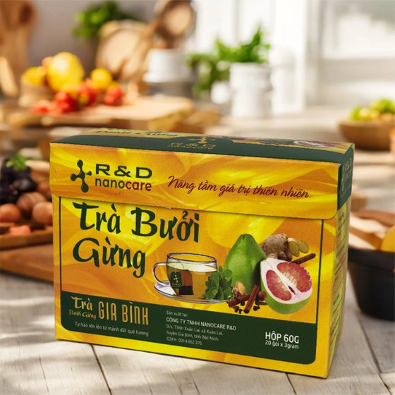 Trà bưởi gừng