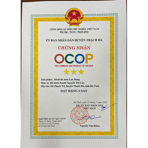 Bánh đa nem Lan Hưng