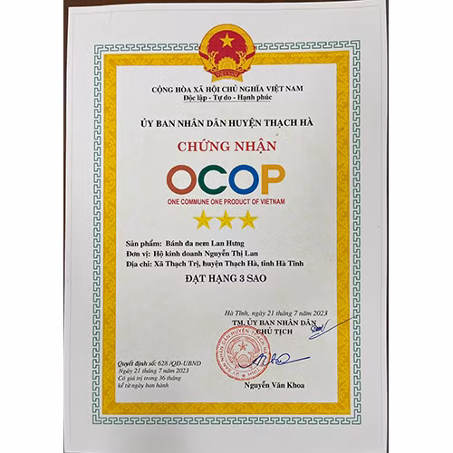 Bánh đa nem Lan Hưng