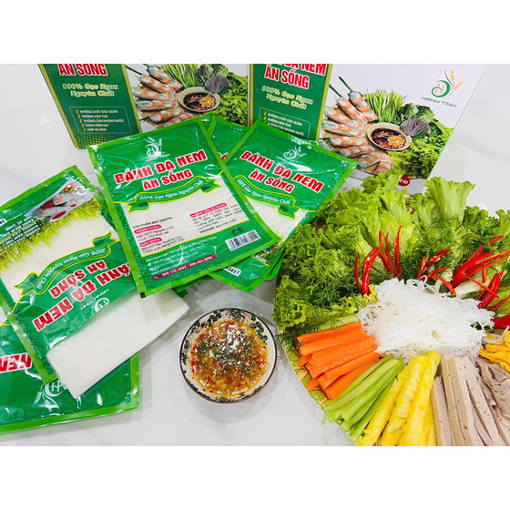 Bánh đa nem ăn sống Hạnh Tính