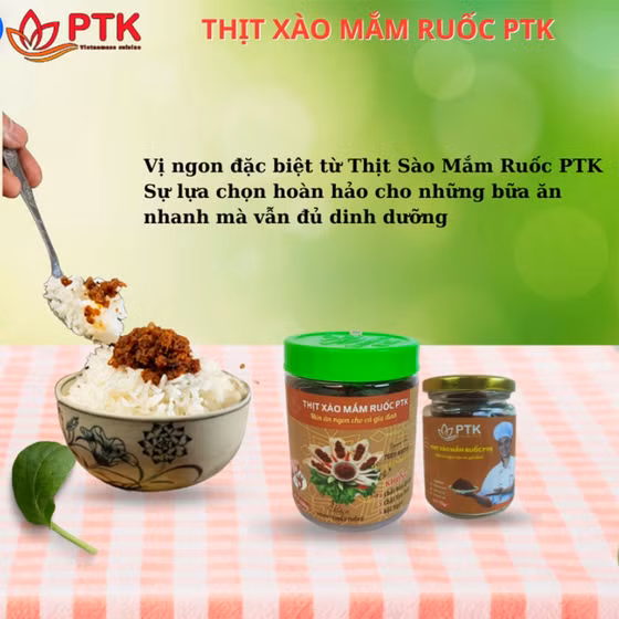 Thịt xào mắm ruốc PTK