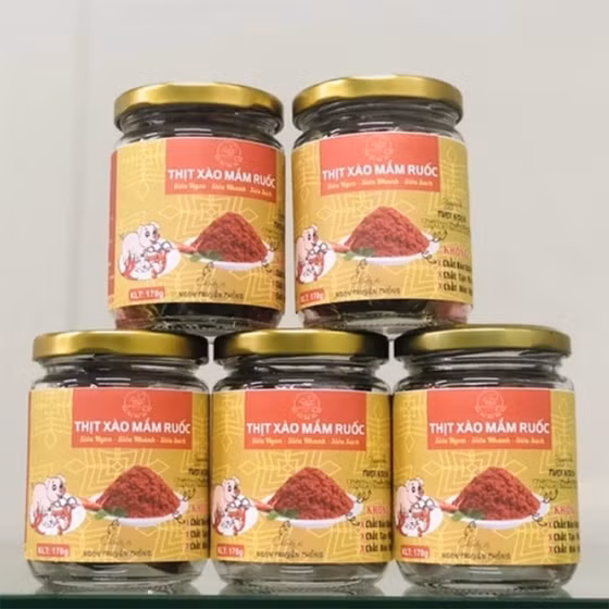 Thịt xào mắm ruốc PTK