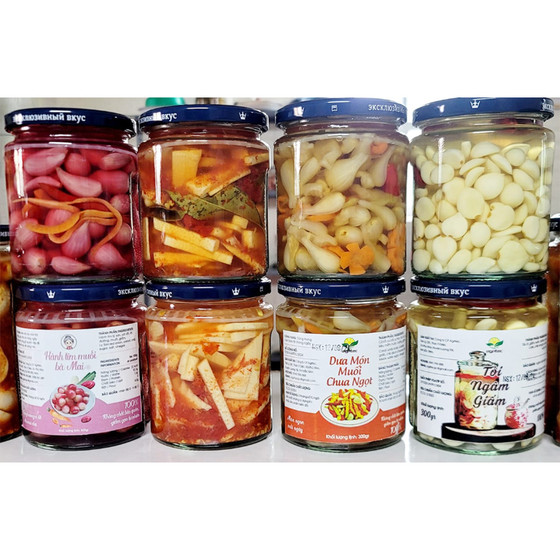 Hành tím muối chua bà Mai