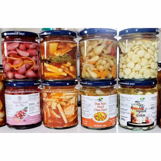 Hành tím muối chua bà Mai