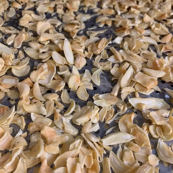 Tỏi cắt lát sấy khô bà Lý