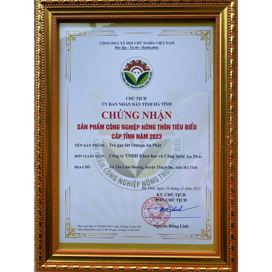 Trà gạo lứt Omega An Phát