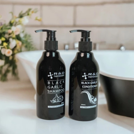Bộ dầu gội-xả tỏi đen