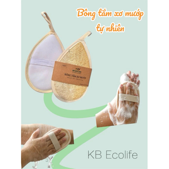 Bông tắm xơ mướp