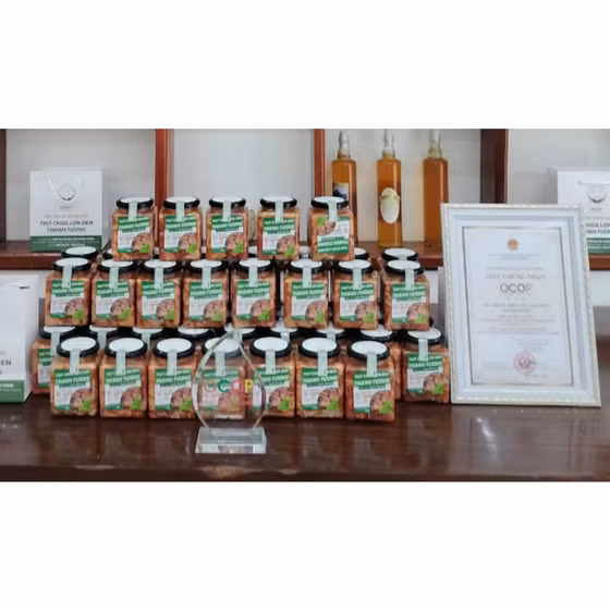 Thịt chua lợn đen Thanh Tương