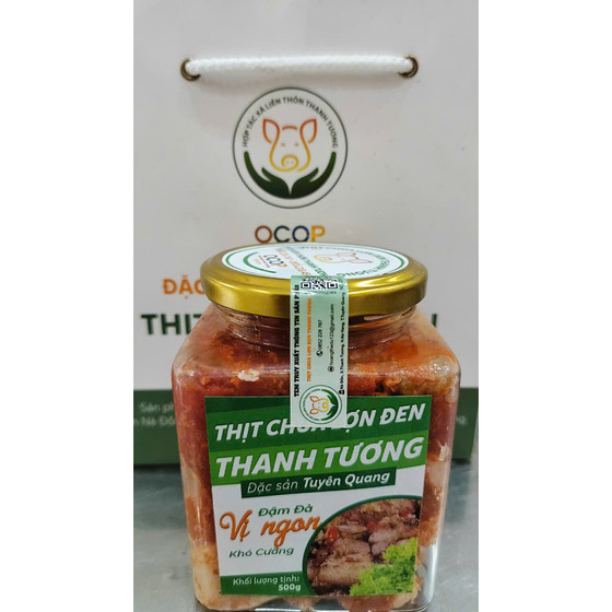 Thịt chua lợn đen Thanh Tương