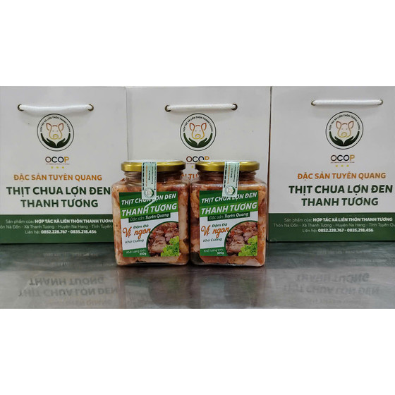 Thịt chua lợn đen Thanh Tương