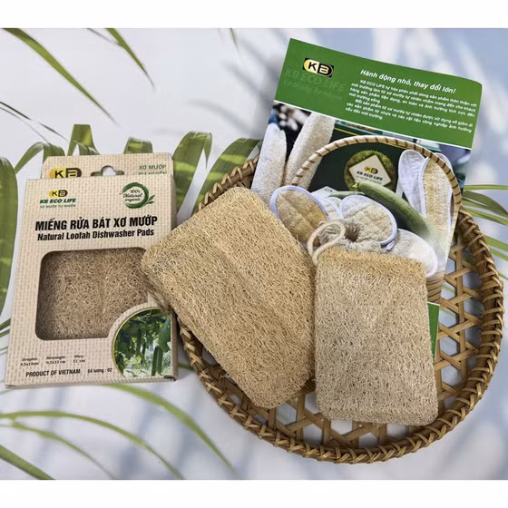 Miếng rửa bát xơ mướp