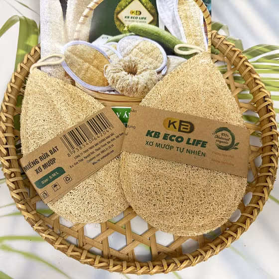 Miếng rửa bát xơ mướp