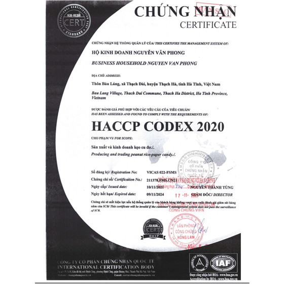 Kẹo cu đơ Phong Nga