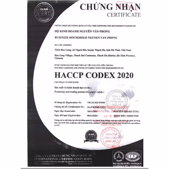 Kẹo cu đơ Phong Nga