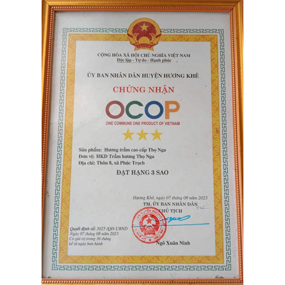 Hương trầm cao cấp Thọ Nga