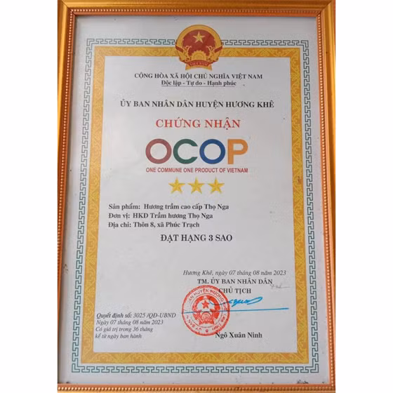 Hương trầm cao cấp Thọ Nga