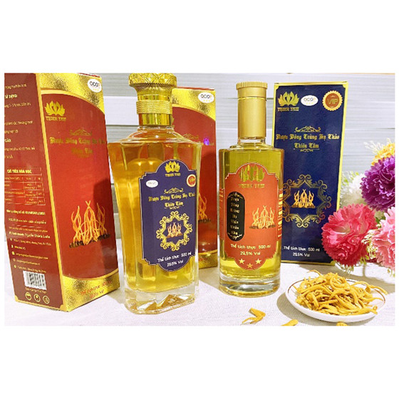 Rượu đông trùng hạ thảo Thiên Tâm