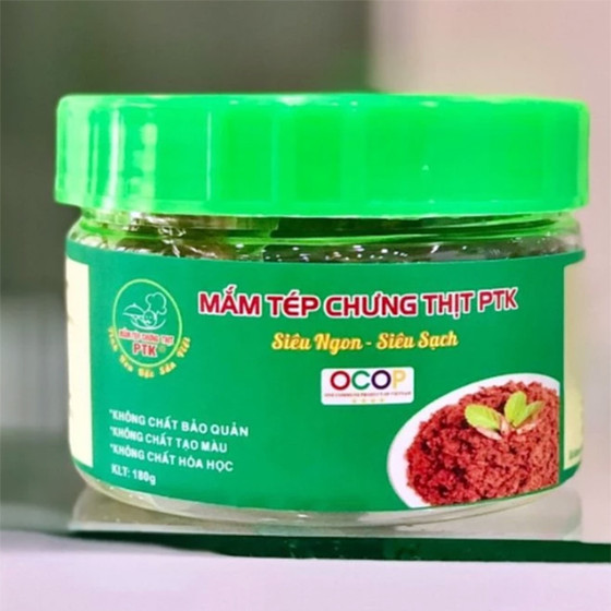 Mắm tép chưng thịt PTK